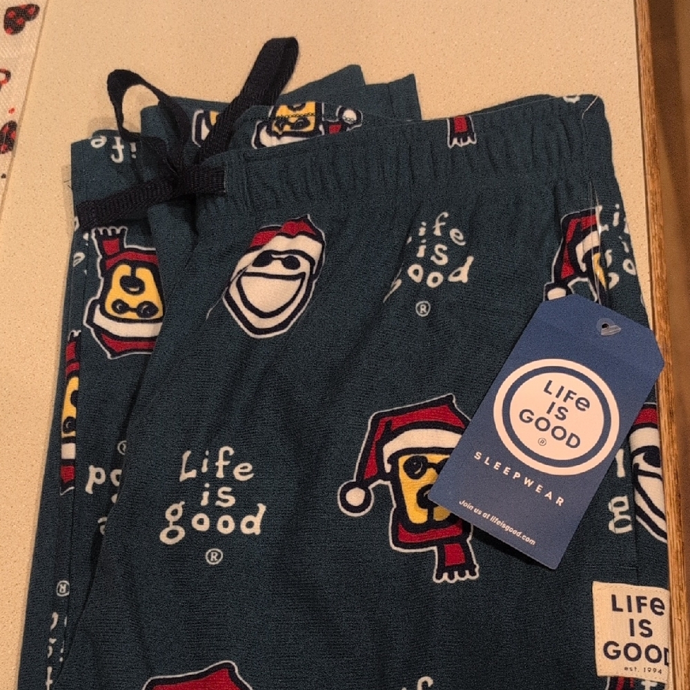 Life Is Good Holiday Pajama Bottoms